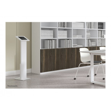 Neomounts FL15-750WH1 Tablet floor stand - lockable (incl. lock) - VESA 75x75 - bolt-down - suitable for various 9.7-11" tablets