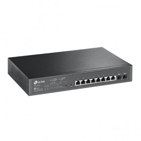 TP-LINK | JetStream 10-Port Gigabit Smart PoE Switch | TL-SG2210MP | Managed L2 | Rackmountable | SFP ports quantity 2 | PoE+ po