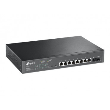TP-LINK | JetStream 10-Port Gigabit Smart PoE Switch | TL-SG2210MP | Managed L2 | Rackmountable | SFP ports quantity 2 | PoE+ po