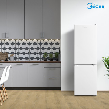 Midea Refrigerator | MDRB369FGE01 | Energy efficiency class E | Free standing | Combi | Height 177.3 cm | Fridge net capacity 19