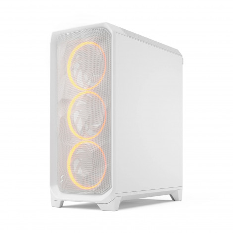Fractal Design Meshify 3 | White RGB TG Clear Tint | Mid-Tower | Power supply included No | ATX