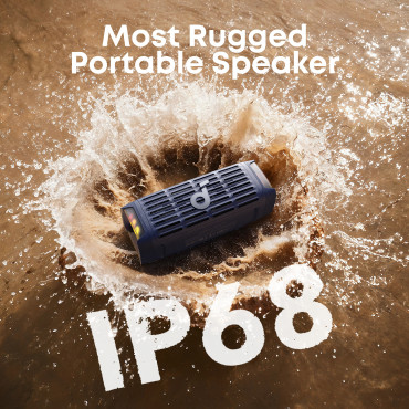 Anker Soundcore Speaker | Boom 3i | 50 W | Waterproof | Bluetooth | Blue | Portable | Wireless connection