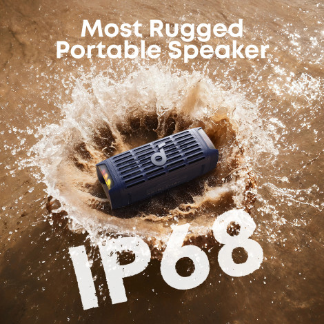 Anker Soundcore Speaker | Boom 3i | 50 W | Waterproof | Bluetooth | Blue | Portable | Wireless connection