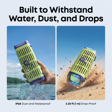 Anker Soundcore Speaker | Boom 3i | 50 W | Waterproof | Bluetooth | Green | Portable | Wireless connection