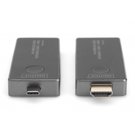 Digitus | 4K Wireless Video Extender, 30 m (USB-C - HDMI) | DS-55324 | Black/Silver