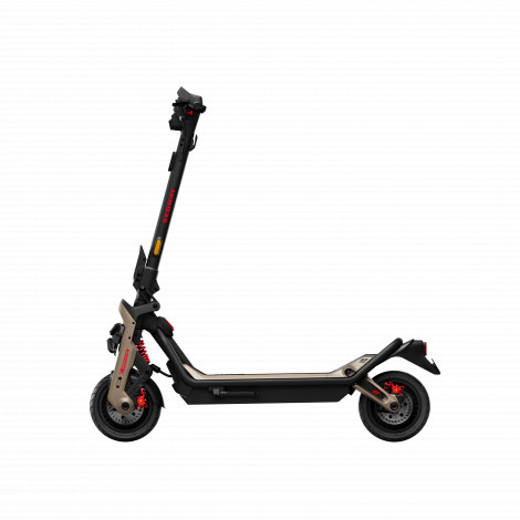 Segway | Superscooter GT3 Pro | Electric Scooter | Max 2 x 3500W W | Up to 80 km/h | 11 " | Black and Gold