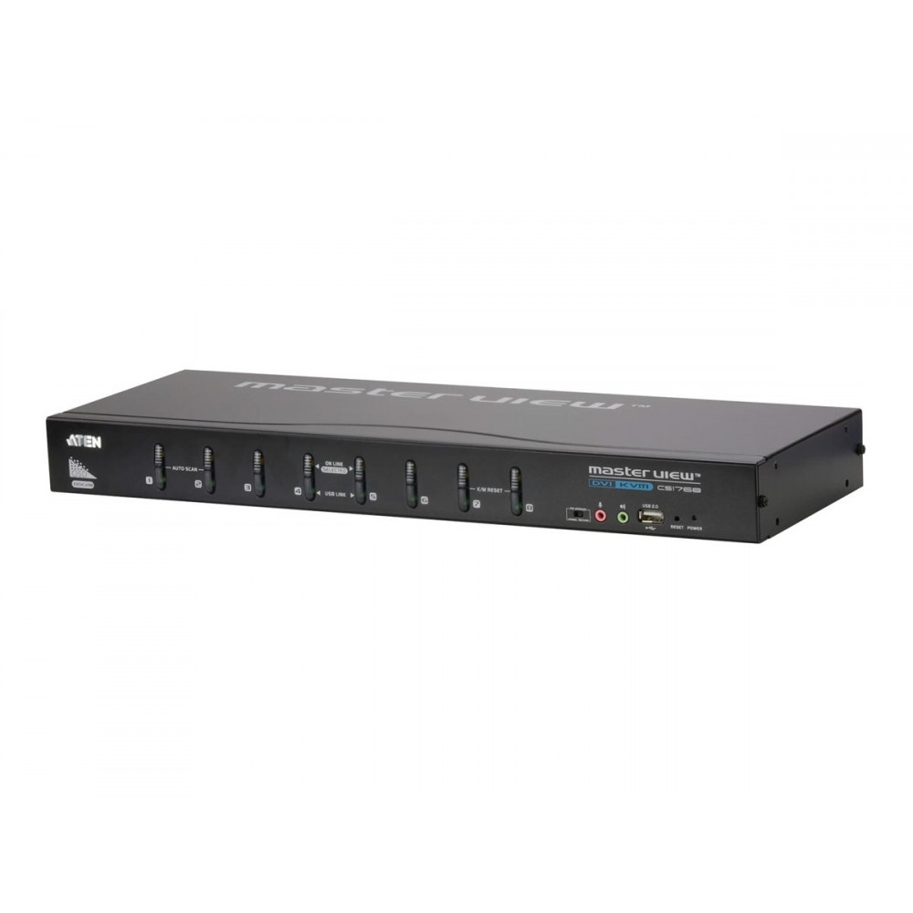 Aten 8-Port USB DVI/Audio KVM Switch | CS1768
