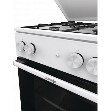 Gorenje Cooker | GG5A14WJ | Hob type Gas | Oven type Gas | White | Width 50 cm | Depth 59.4 cm | 70 L