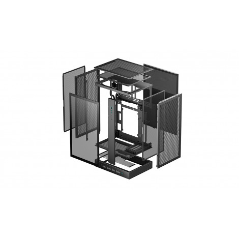 Deepcool CH270 DIGITAL | Black | Mini-Tower | Power supply included No | ATX PS2