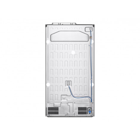 LG GSGV81PYLL Refrigerator, Free-standing, Side by Side, E, Height 1.79 m, Net fridge 416 L, Net freezer 190 L, Silver