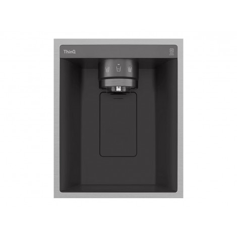 LG GSGV81PYLL Refrigerator, Free-standing, Side by Side, E, Height 1.79 m, Net fridge 416 L, Net freezer 190 L, Silver