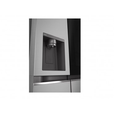 LG GSGV81PYLL Refrigerator, Free-standing, Side by Side, E, Height 1.79 m, Net fridge 416 L, Net freezer 190 L, Silver