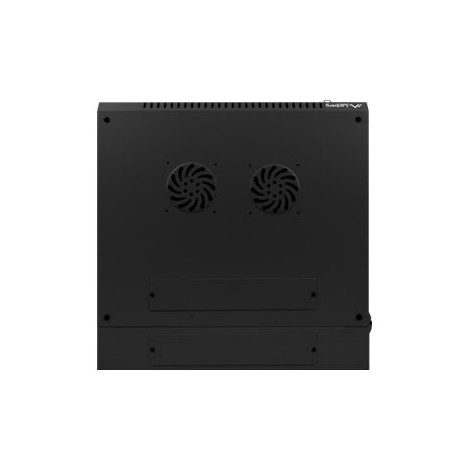 Lanberg | Rack cabinet 19" double-section wall-mount 12U/600x600 (flat pack) | WF02-6612-10B | Black