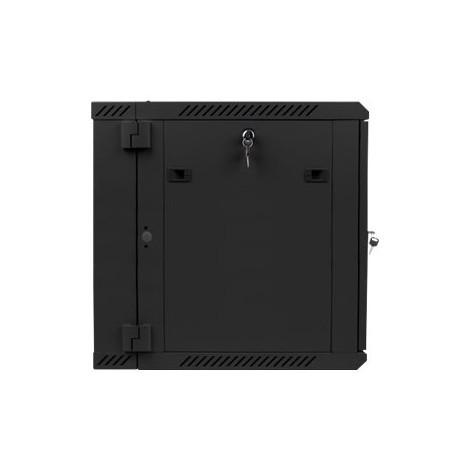 Lanberg | Rack cabinet 19" double-section wall-mount 12U/600x600 (flat pack) | WF02-6612-10B | Black