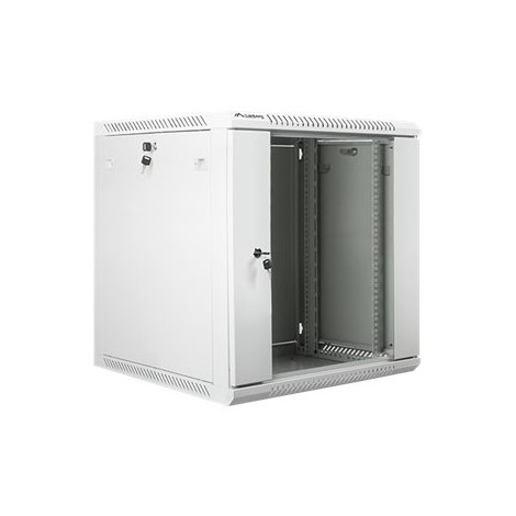 Lanberg | Rack cabinet 19" wall-mount 12U/600x600 (flat pack) V2 | WF01-6612-10S | Grey