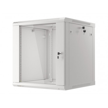 Lanberg | Rack cabinet 19" wall-mount 12U/600x600 (flat pack) V2 | WF01-6612-10S | Grey