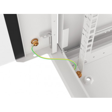 Lanberg | Rack cabinet 19" wall-mount 12U/600x600 (flat pack) V2 | WF01-6612-10S | Grey