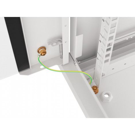 Lanberg | Rack cabinet 19" wall-mount 12U/600x600 (flat pack) V2 | WF01-6612-10S | Grey