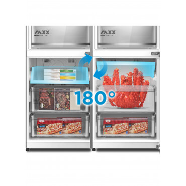 Midea Refrigerator | MDRB548MME46 | Energy efficiency class E | Free standing | Combi | Height 186 cm | No Frost system | Fridge