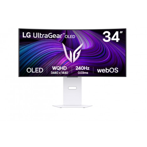LG 34GX90SA-W | 34 " | OLED | 21:9 | 240 Hz | 1 ms | 3440 x 1440 pixels | 250 cd/m | HDMI ports quantity 2 | White