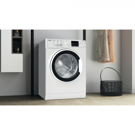 Whirlpool Washing machine | WRBSB 6249 W EU | Energy efficiency class C | Front loading | Washing capacity 6 kg | 1200 RPM | Dep