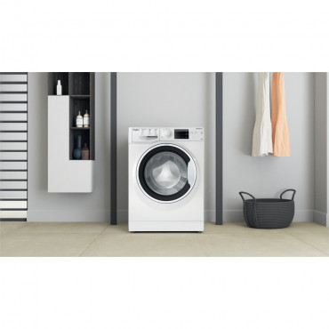 Whirlpool Washing machine | WRBSB 6249 W EU | Energy efficiency class C | Front loading | Washing capacity 6 kg | 1200 RPM | Dep