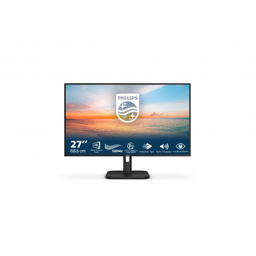 Philips 27E1N1200A/00 | 27 " | IPS | FHD | 16:9 | 120 Hz | 4 ms | 1920 x 1080 pixels | 300 cd/m | HDMI ports quantity 1 | Black
