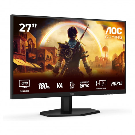 AOC Q27G42XNE | 27 " | VA | QHD | 16:9 | 180 Hz | 1 ms | 2560 x 1440 pixels | 300 cd/m | HDMI ports quantity 2 | Black