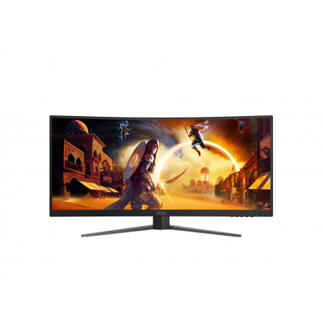 AOC CU34G4Z | 34 " | Fast VA | WQHD | 21:9 | 240 Hz | 1 ms | 3440 x 1440 pixels | 450 cd/m | HDMI ports quantity 2 | Black