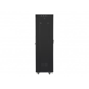 Lanberg | Rack cabinet 19" free-standing 42U/600x600 (flat pack) with glass door lCD V2 | FF01-6642-12BL | Black