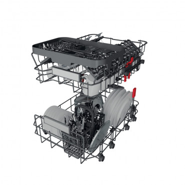 Whirlpool Dishwasher | WSIO 3T223 PCE X | Built-in | Width 45 cm | Number of place settings 10 | Number of programs 7 | Energy e