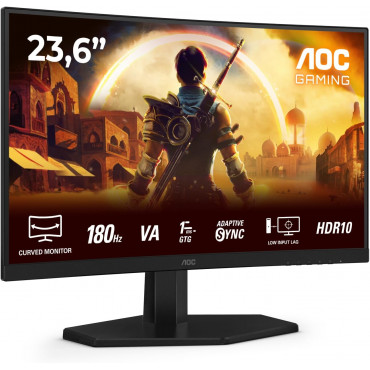AOC Gaming monitor | C24G42E | 24 " | VA | FHD | 16:9 | 180 Hz | 0.5 ms | 1920 x 1080 pixels | 250 cd/m | HDMI ports quantity 2 