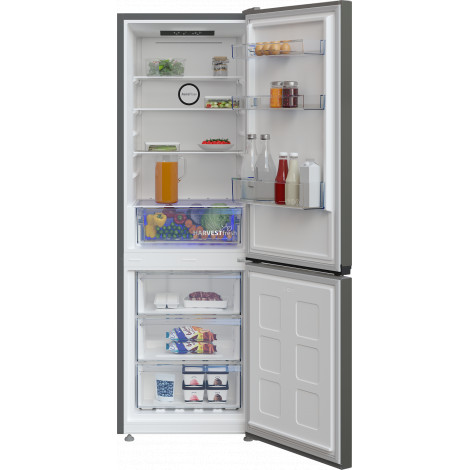 BEKO Refrigerator | B3RCNA344HG | Energy efficiency class E | Free standing | Combi | Height 179.6 cm | No Frost system | Fridge