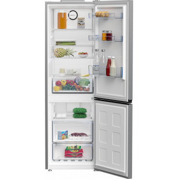 BEKO Refrigerator | B1RCNA364XB | Energy efficiency class E | Free standing | Combi | Height 186.5 cm | No Frost system | Fridge