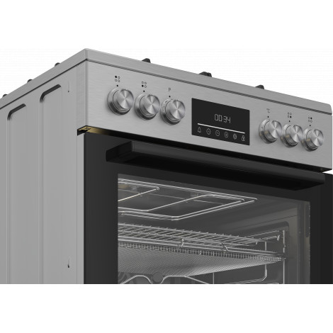BEKO Cooker | FBMA61330GXDT | Hob type Gas | Oven type Electric | Stainless Steel | Width 60 cm | Grilling | LED | Depth 60 cm |