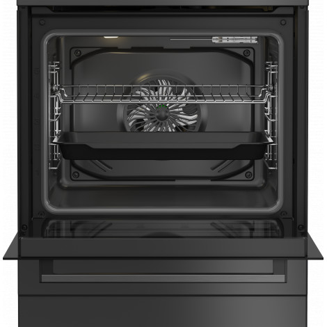BEKO Cooker | FBM62330GADSN | Hob type Gas | Oven type Electric | Grey | Width 60 cm | Grilling | LED | Depth 60 cm | 72 L