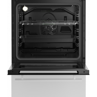 BEKO Cooker | FSM51339DWDS | Hob type Gas | Oven type Electric | White | Width 50 cm | Grilling | LED | Depth 60 cm | 60 L