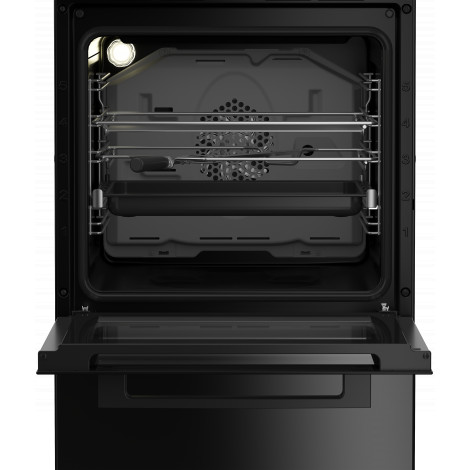 BEKO Cooker | FSM59305BDT | Hob type Induction | Oven type Electric | Black | Width 50 cm | Grilling | Depth 60 cm | 60 L
