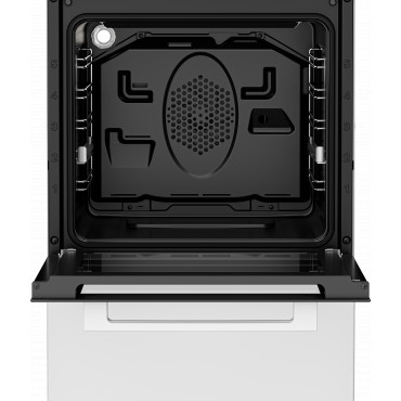 BEKO Cooker | FSM59305WDT | Hob type Induction | Oven type Electric | White | Width 50 cm | Grilling | Depth 60 cm | 60 L