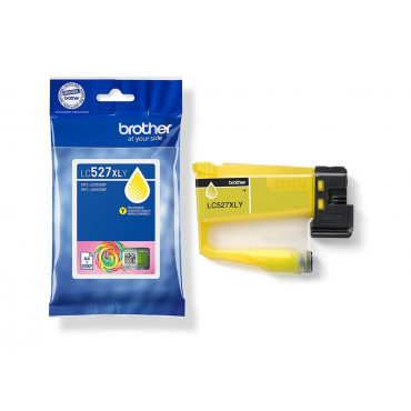 Brother LC527XLY Yellow High Yield Inkjet Cartridge | Brother