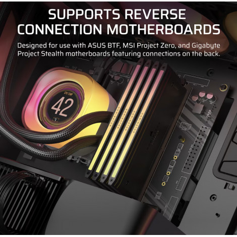 Corsair PC Case | iCUE LINK 5000T LX RGB | Black | Mid-Tower | Power supply included No