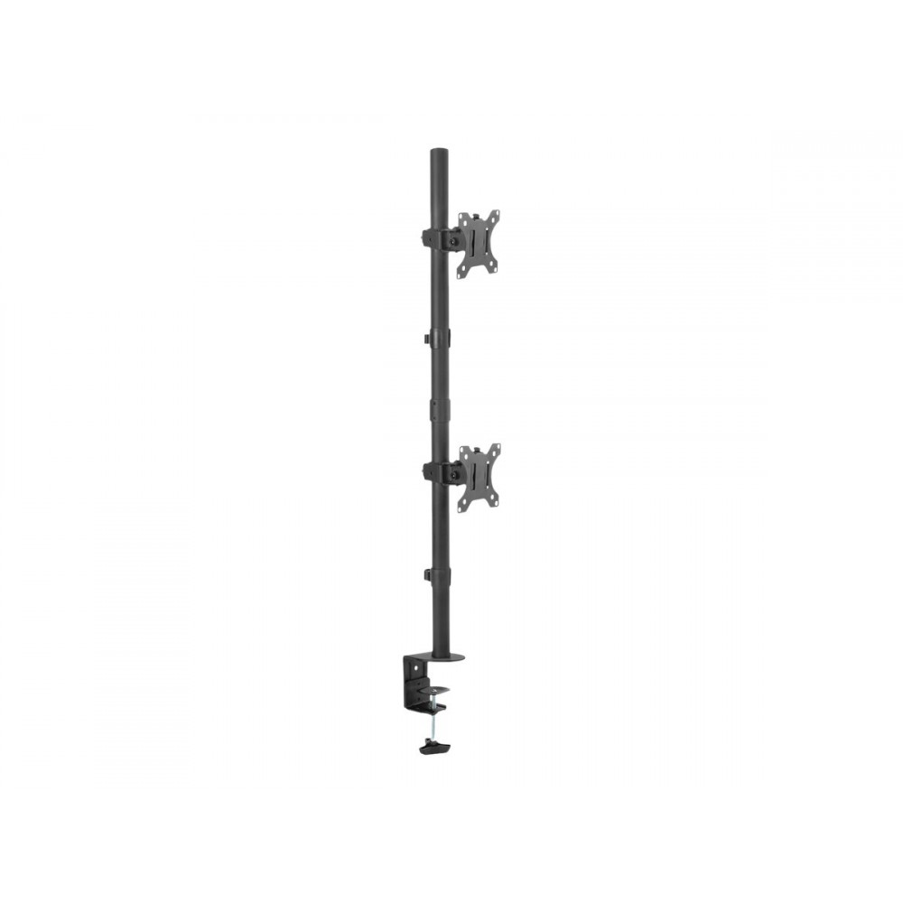 Digitus Desk Mount | DA-90438 | Adjustable Height, Rotate, Tilt, Swivel | 17-32 " | Maximum weight (capacity) 2x8 kg | Black