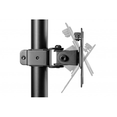 Digitus Desk Mount | DA-90438 | Adjustable Height, Rotate, Tilt, Swivel | 17-32 " | Maximum weight (capacity) 2x8 kg | Black