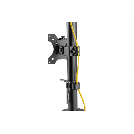 Digitus Desk Mount | DA-90438 | Adjustable Height, Rotate, Tilt, Swivel | 17-32 " | Maximum weight (capacity) 2x8 kg | Black