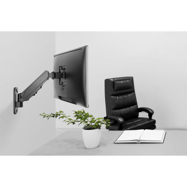 Digitus Wall mount | DA-90396 | Adjustable Height, Rotate, Tilt | 17-32 " | Maximum weight (capacity) 8 kg | Black