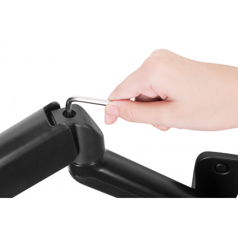 Digitus Wall mount | DA-90425 | Tilt, swivel, rotate | 15-32 " | Maximum weight (capacity) 9 kg | Black