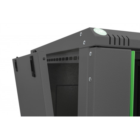 Digitus Wall Mounting Cabinets Dynamic Basic Series | DN-19 07-U-EC-SW | Black | 38.9 x 60 x 45 cm