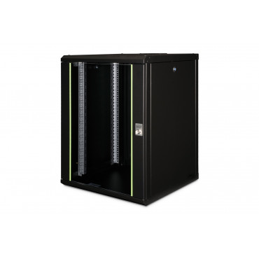 Digitus Wall Mounting Cabinet Unique Series | DN-19 16U-6/6-SW | Black | 82 x 60 x 60 cm