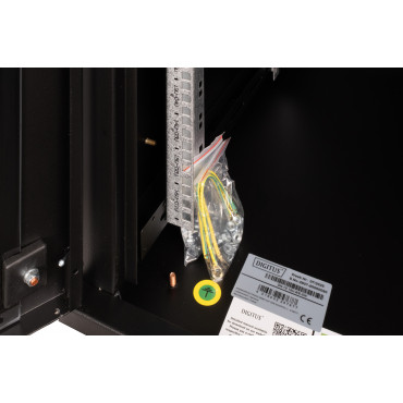 Digitus Wall Mounting Cabinet Unique Series | DN-19 16U-6/6-SW | Black | 82 x 60 x 60 cm
