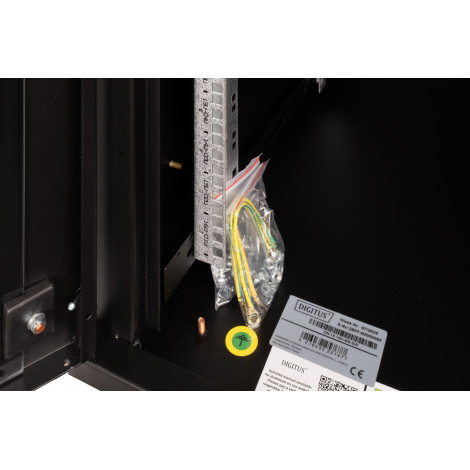 Digitus Wall Mounting Cabinet Unique Series | DN-19 16U-6/6-SW | Black | 82 x 60 x 60 cm
